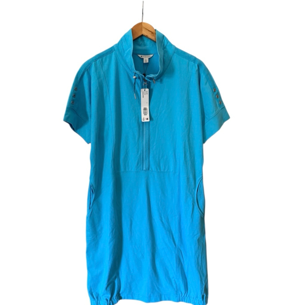 Spanner Turquoise Short Sleeve Tee Women's Large